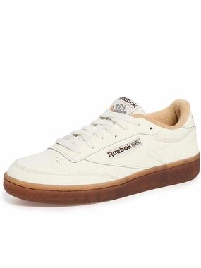 Reebok Club C 85 Tennis Shoes for Women - White Womens Sneakers 8.5